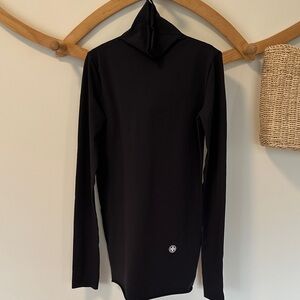 Tory Sport Black Turtleneck with Logo